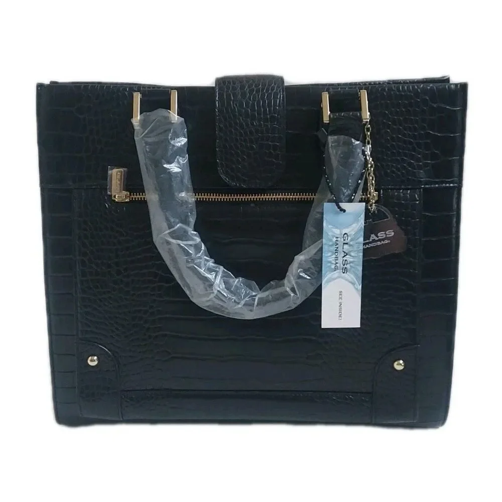 NWT GLASS Handbags 